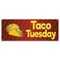 Signmission Taco Tuesday Banner Concession Stand Food Truck Single Sided B-30161 - alternate 1